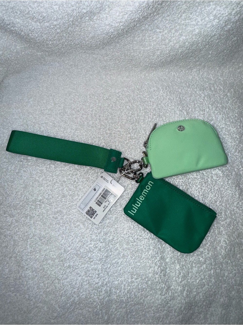 NWT Lululemon Dual Pouch Wristlet